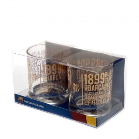Poháre na whisky FC Barcelona