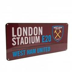 Retro ceduľka West Ham United FC