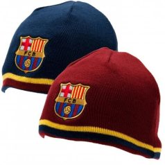 Pletená čiapka FC Barcelona - obojstranná